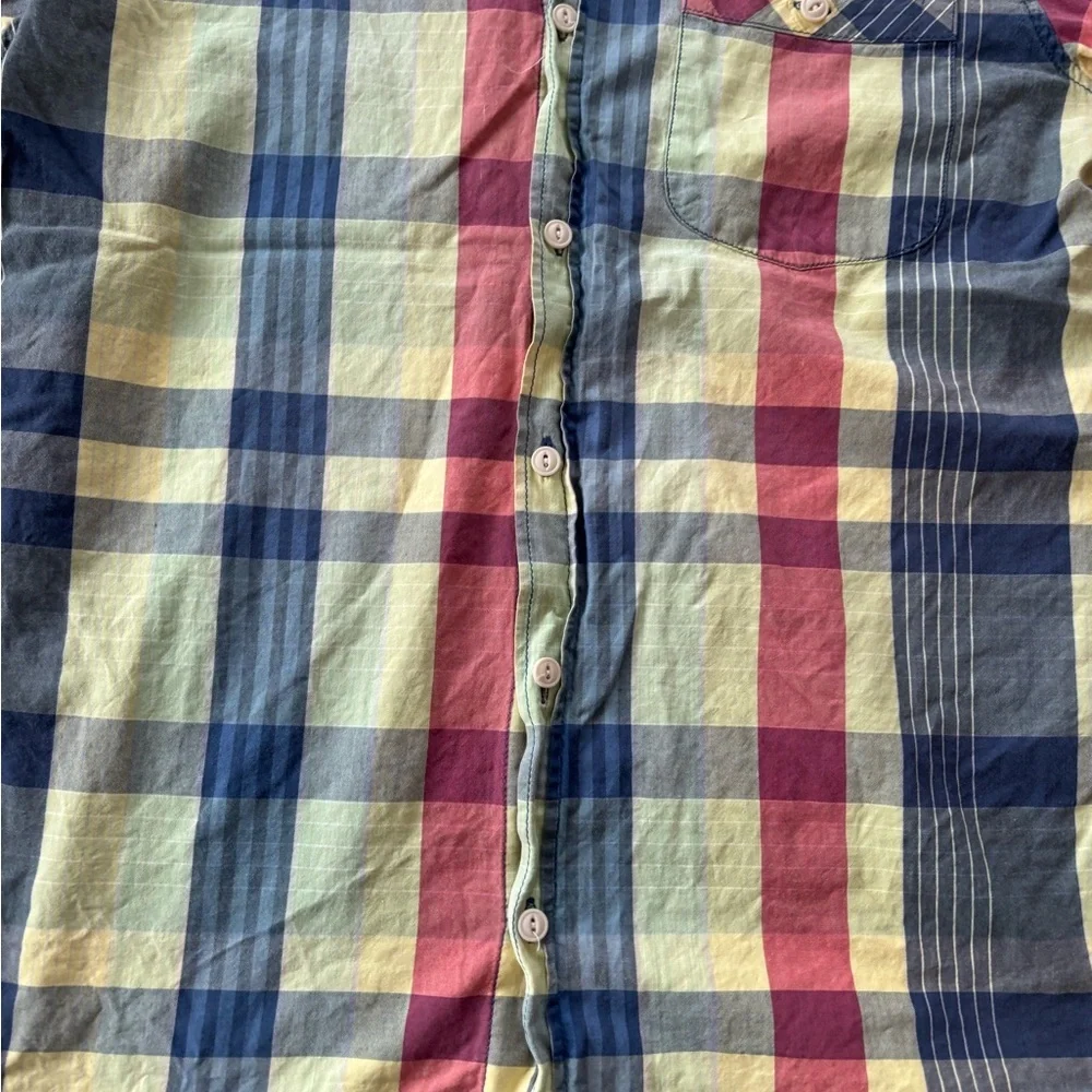 Eddie Bauer Multicolor Plaid Button Down Shirt - Picture 2 of 8